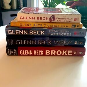 Glen Beck book set of 5 books Hard cover